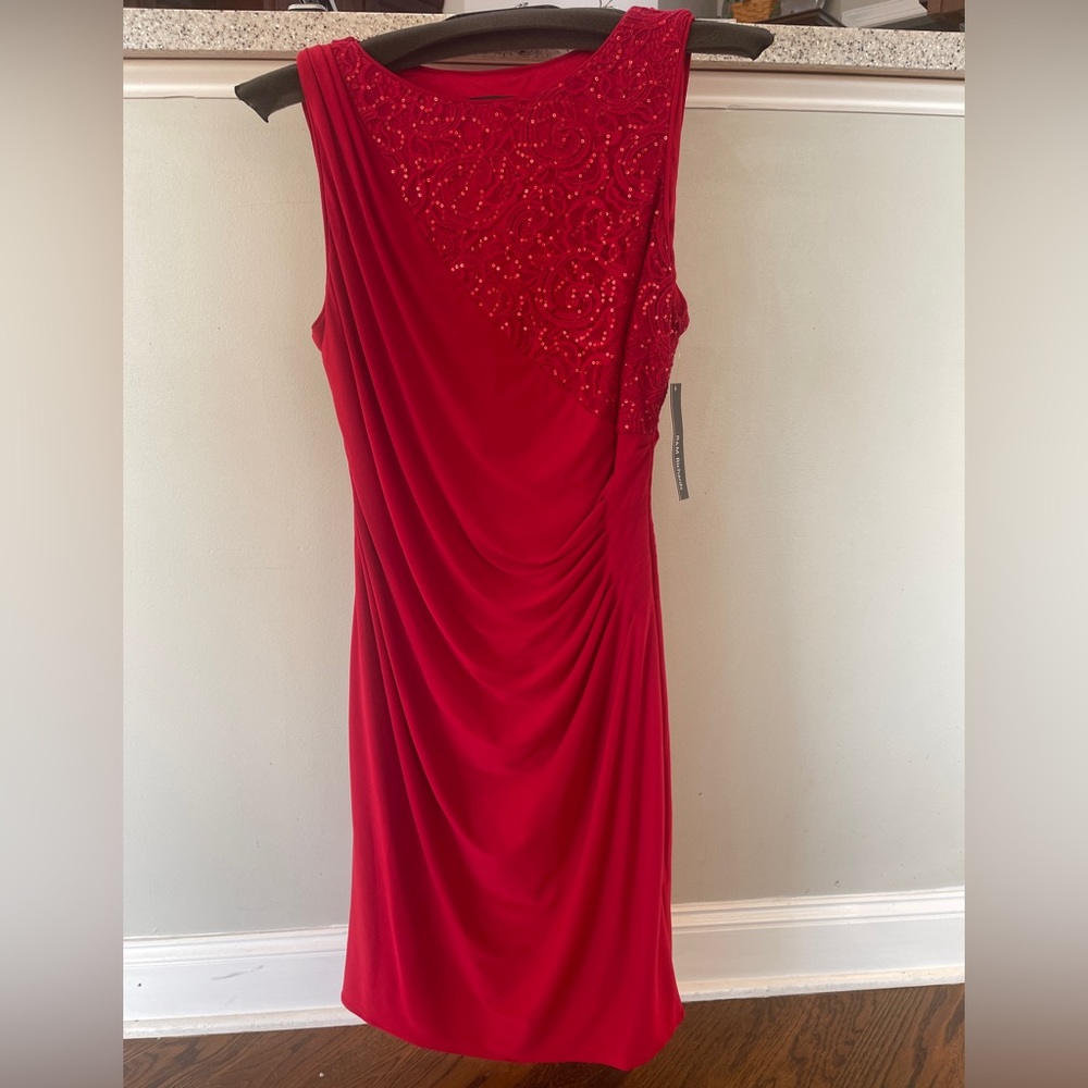 Red Cocktail Dress by R&M Richards